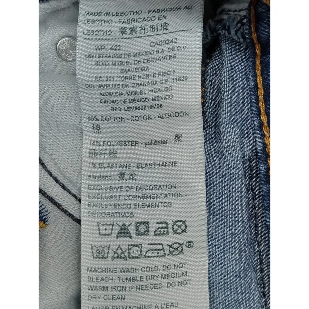 Denizen from Levis 285 Relaxed Fit Straight Leg Jeans Men's 30x30 Blue Denim